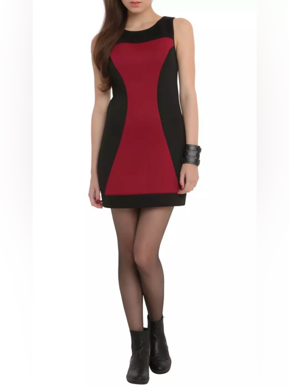Hot Topic Marvel by Her Universe Black Widow Sleeveless Shift Dress